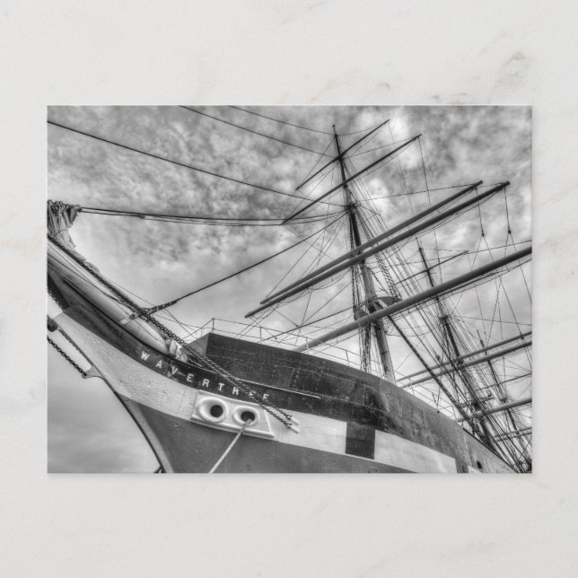 Wavertree Sailing Ship Postcard (Front)