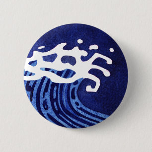 WAVES #1 6 CM ROUND BADGE
