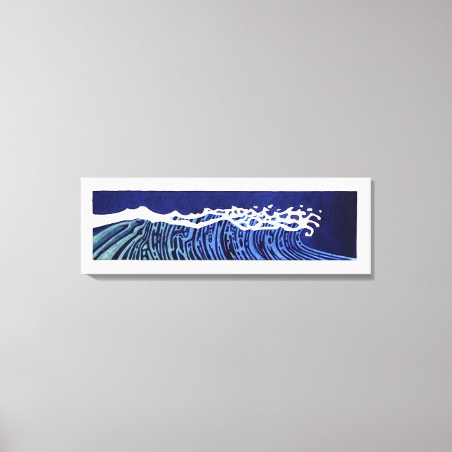 WAVES #1 CANVAS PRINT (Front)