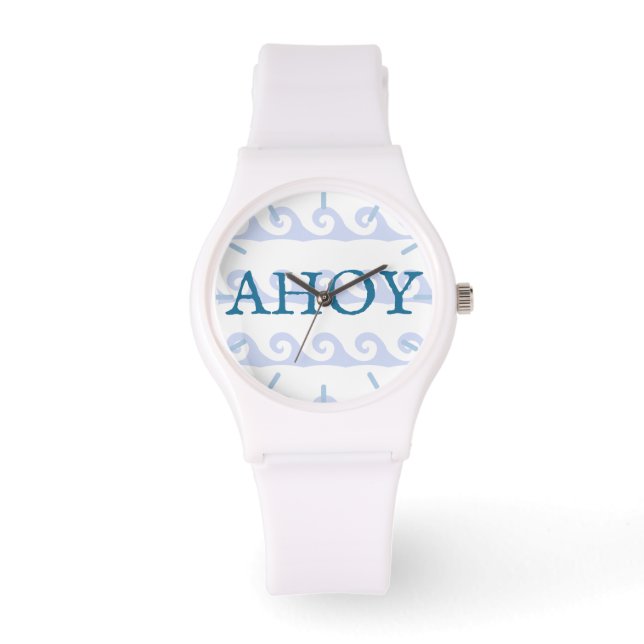 Waves Ahoy Custom Watch (Front)