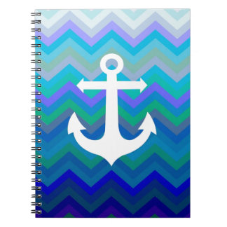 Waves & Anchor Notebook