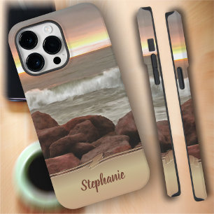 Waves and Boulders 0893 Case-Mate iPhone 14 Pro Max Case