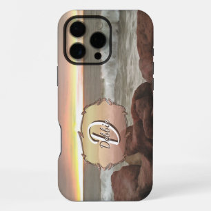 Waves and Boulders 0893 iPhone 16 Pro Max Case