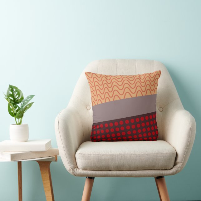 Waves and Rain  Cushion (Chair)