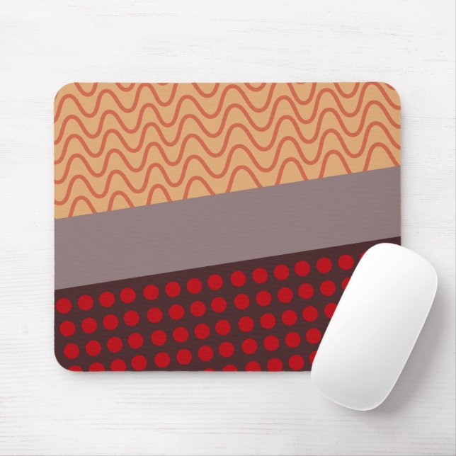 Waves and Rain  Mouse Mat (With Mouse)