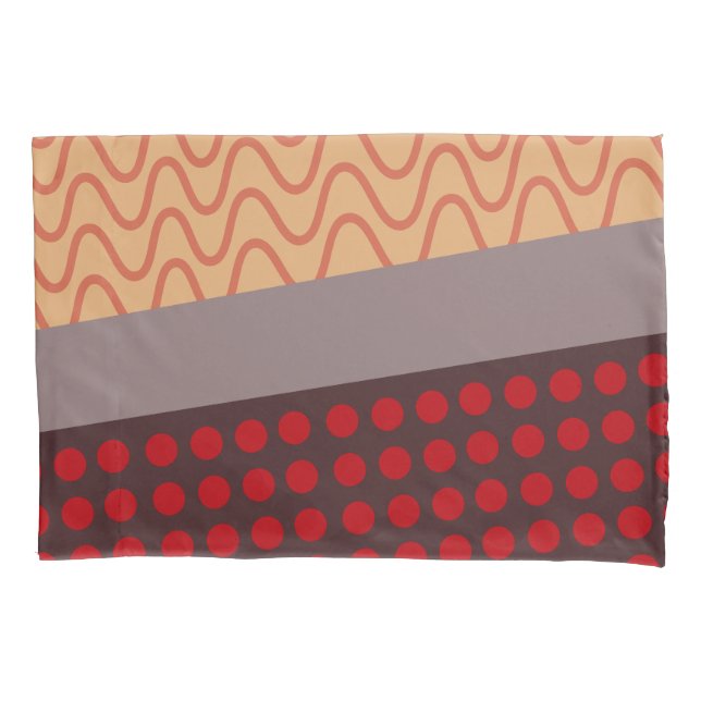 Waves and Rain  Pillowcase (Front)