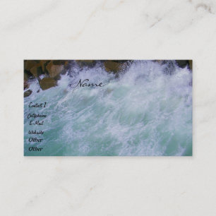 Waves and the Rocks_ Business Card