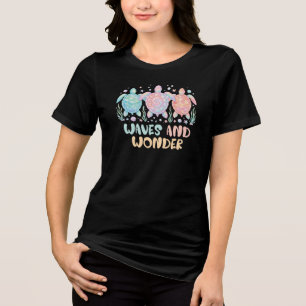 Waves And Wonder Summer Tri-Blend Shirt