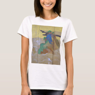 Waves at Matsushima (Left), Tawaraya Sotatsu T-Shirt