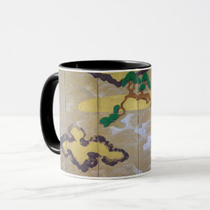 Waves at Matsushima (Right), Tawaraya Sotatsu Mug