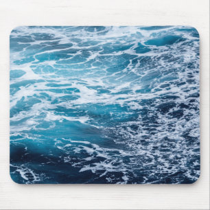 Waves Blue Ocean Summer Beach Mouse Mat