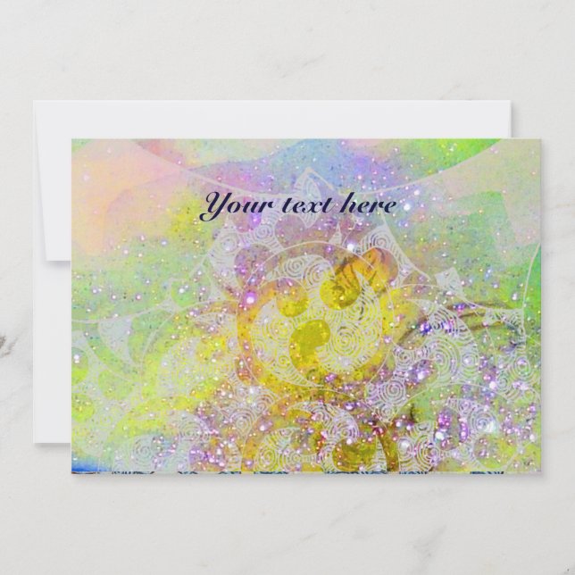 WAVES , bright purple green blue pink gold sparkle (Front)