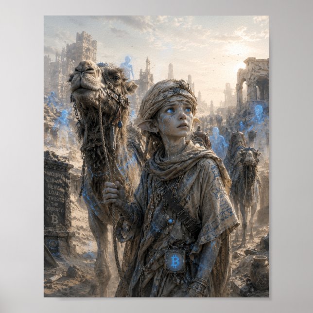 Waves / Camel Herder / Desert Poster (Front)