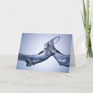 Waves collide card