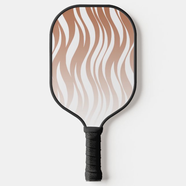 Waves - Copper Terracotta Gradient Pickleball Paddle (Front)