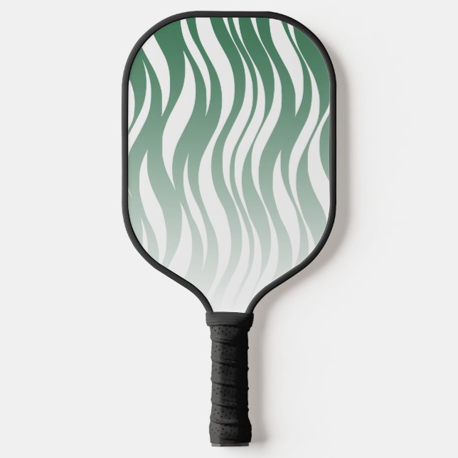 Waves - Court Green Gradient Pickleball Paddle (Front)