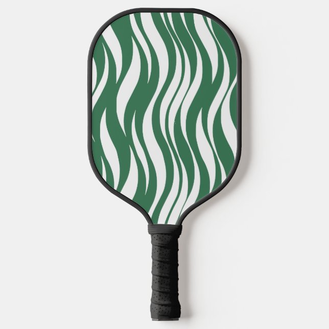Waves - Court Green Pickleball Paddle (Front)