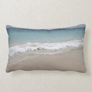 Waves Crashing on Beach Lumbar Cushion