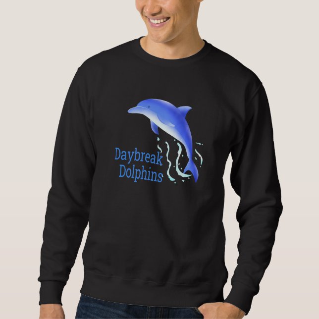 Waves Dolphins Daybreak Elementary School Ut Spiri Sweatshirt (Front)