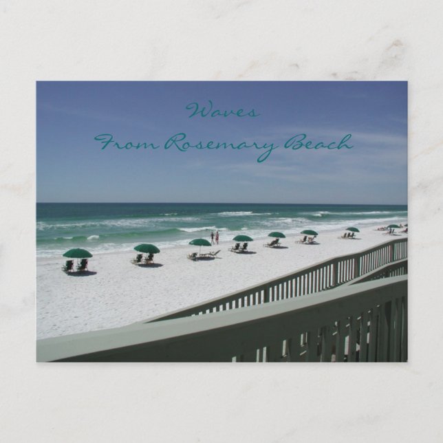Waves From Rosemary Beach Postcard (Front)