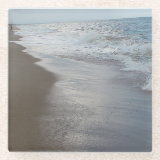 Waves Glass Coaster (Front)