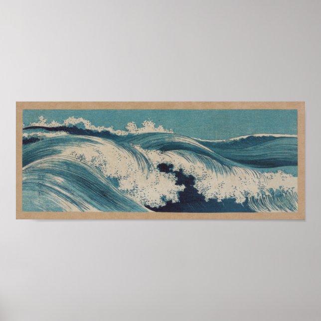 Waves - Hatō zu by Uehara Konen Poster (Front)