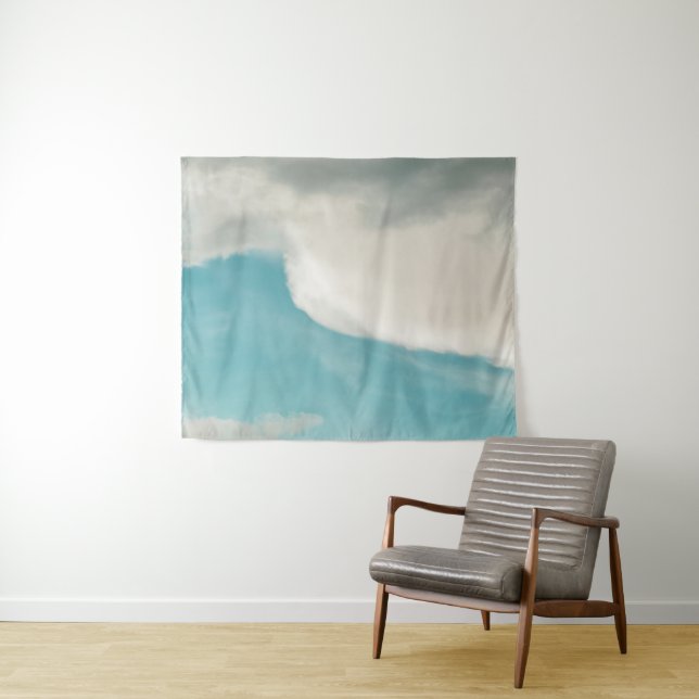 waves in all ways tapestry (In Situ (Horizontal))