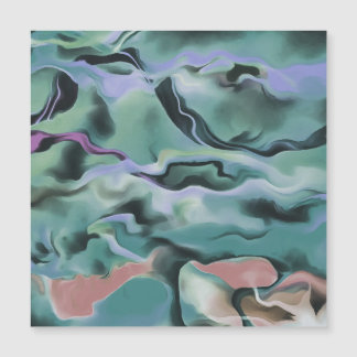 Waves In Harmony Acrylic Pour Abstract Art 
