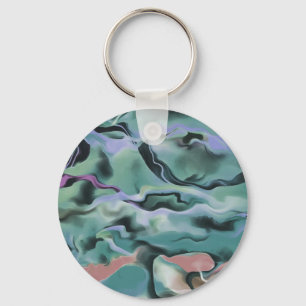 Waves In Harmony Key Ring