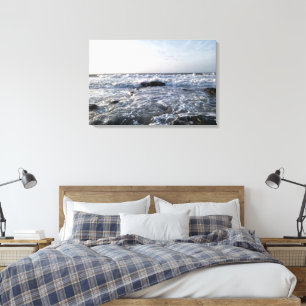 Waves in the Sea Canvas Print