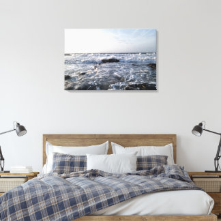 Waves in the Sea Canvas Print