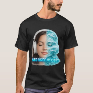 Waves Inside My Chest — Melodic House Symbiosis T-Shirt