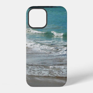 Waves Lapping on the Beach Turquoise Blue Ocean iPhone 12 Case
