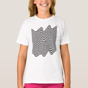 waves lines design T-Shirt