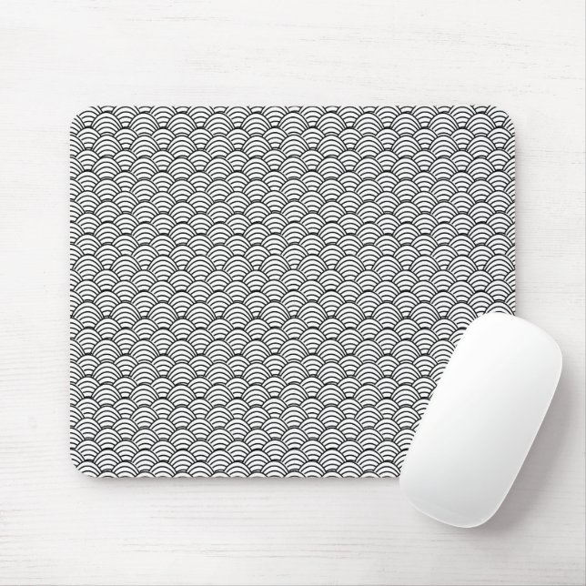 Waves  mouse mat (With Mouse)