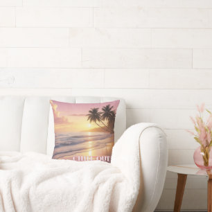 Waves of Change – Chill Out Sunrise Pillow