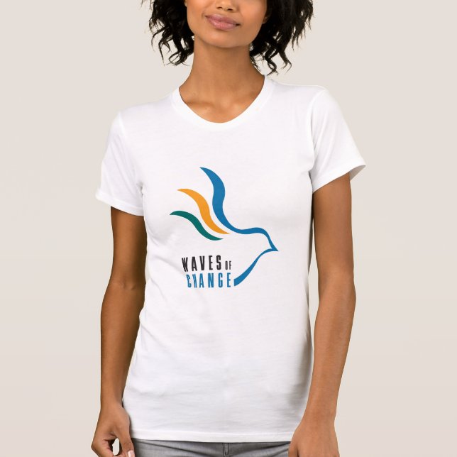 Waves of Change lady's tank top (Front)