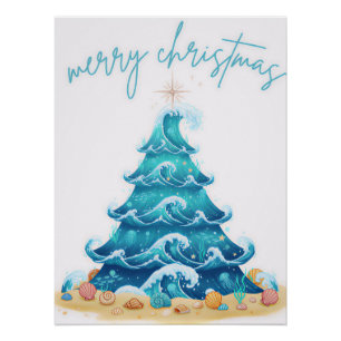waves of christmas poster