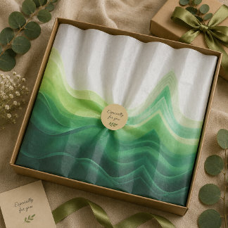 Waves of Eden Tissue Paper