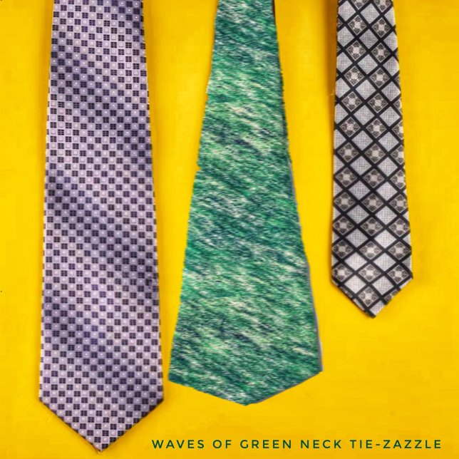 Waves Of Green Tie (Creator Uploaded)