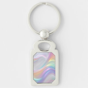 Waves of Light Key Ring