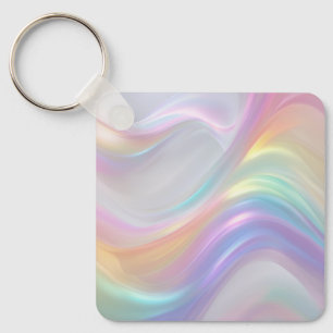 Waves of Light Key Ring