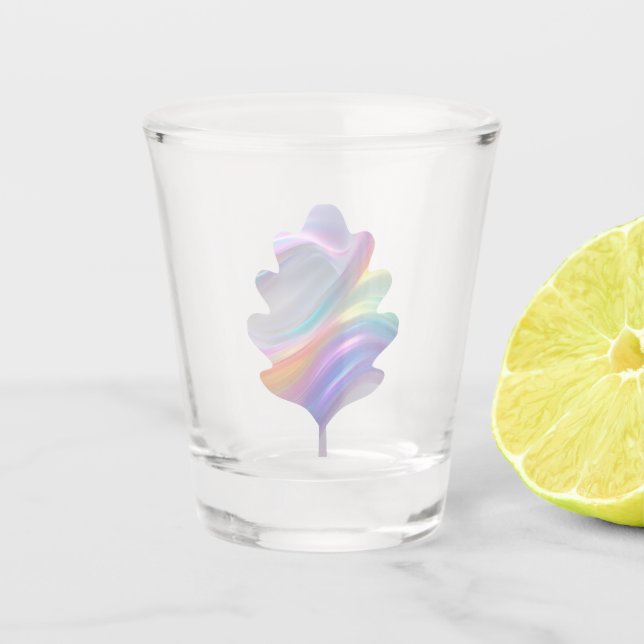 Waves of Light Shot Glass (Front)