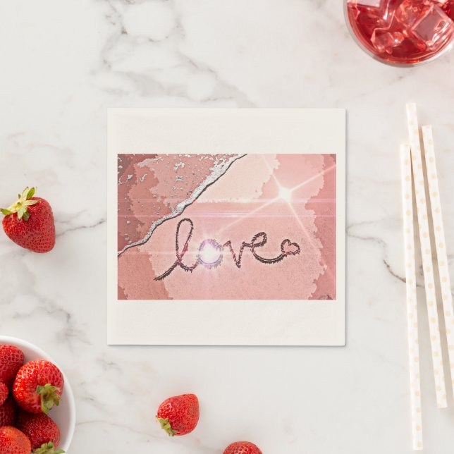 Waves of Love Napkin (Insitu)