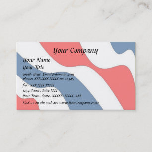 Waves of Patriotism - business card template