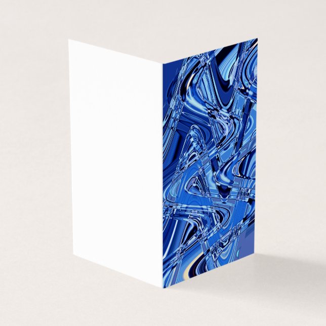 waves of roads in blue (Outside)