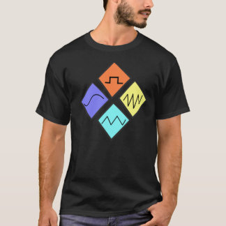 "Waves of sound" is unique edm designed tshirt