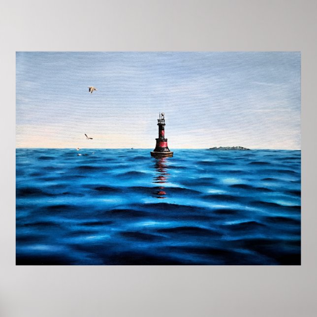 Waves of the Adriatic Sea Maritime Magical Symphon Poster (Front)