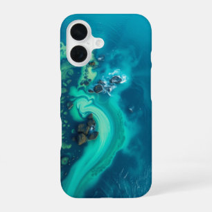 Waves of Tranquillity: A Peaceful View iPhone 16 Case