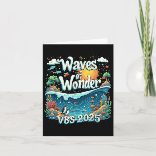 Waves Of Wonder Vbs Ocean Christian Faith Camp 202 Card